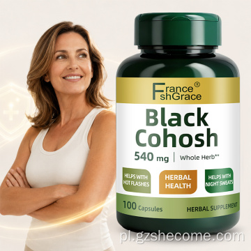 Shecome Black Cohosh Kapsułki Nocny pot Wsparcie menopauzy